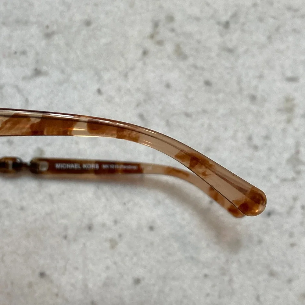 Michael Kors MK1015 Pandora Aviator Sunglasses Rose Gold Mirror Lens 1130R1 58mm - Picture 12 of 14